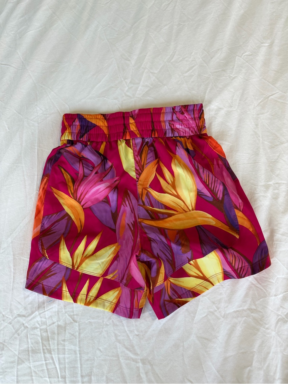 Farm Rio X Adidas Tropical Colorful Summer Athletic Shorts - Picture 3 of 4